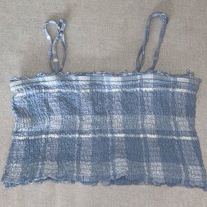 American Eagle Smocked Tube Tank Top